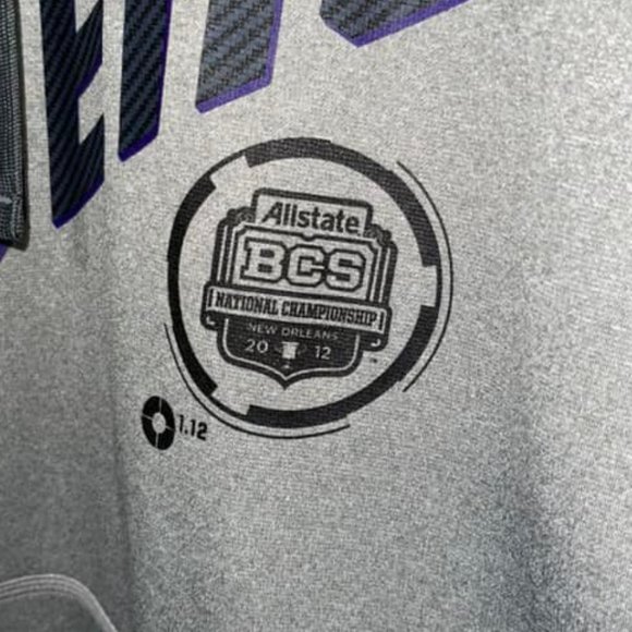 Nike LSU Tigers Ash 2012 BCS National Championship Target Knock Out Performance - Picture 2 of 12